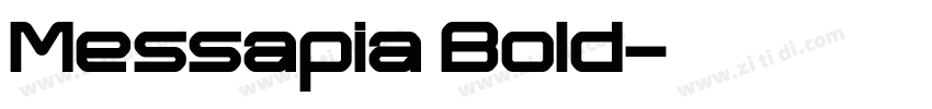 Messapia Bold字体转换